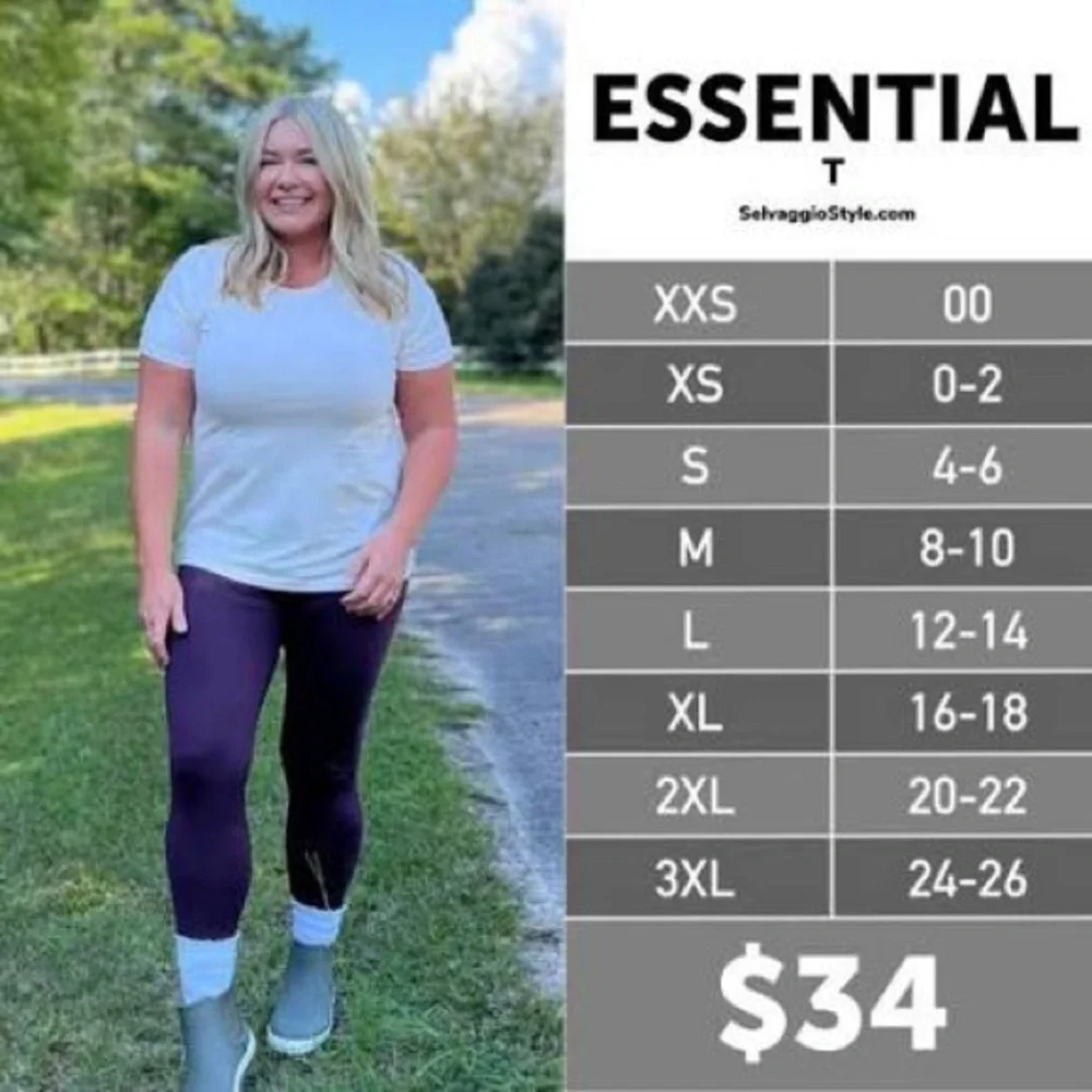 LuLaRoe Essential Tee –       Custom Design – NWT - Picture 4 of 4